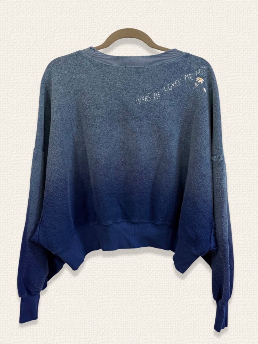NWT Free People x Tricia Fix Love Me Not Sweatshirt - Picture 3 of 7